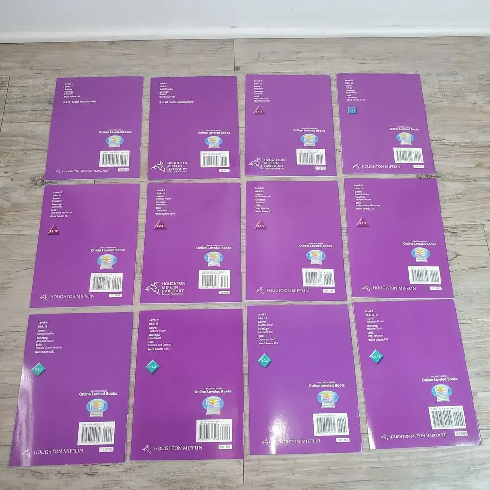 Lot of 63 Houghton Mifflin 3rd Grade Leveled Readers Homeschool Books Paperback